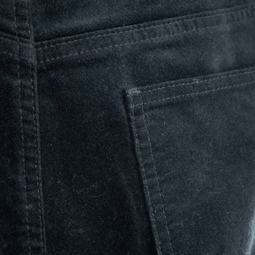 Eileen Fisher Organic Cotton Stretch Velveteen Pant Slim Fit | Med | NWT - Picture 7 of 9